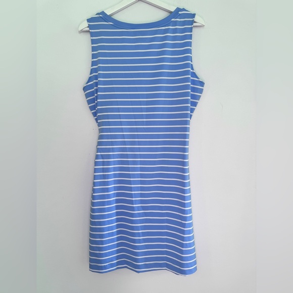 Vineyard Vines Sankaty Blue and White Striped Mini Dress - Picture 2 of 7